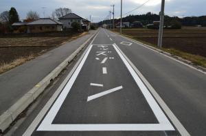 キッズゾーン表示（文間小学校付近）