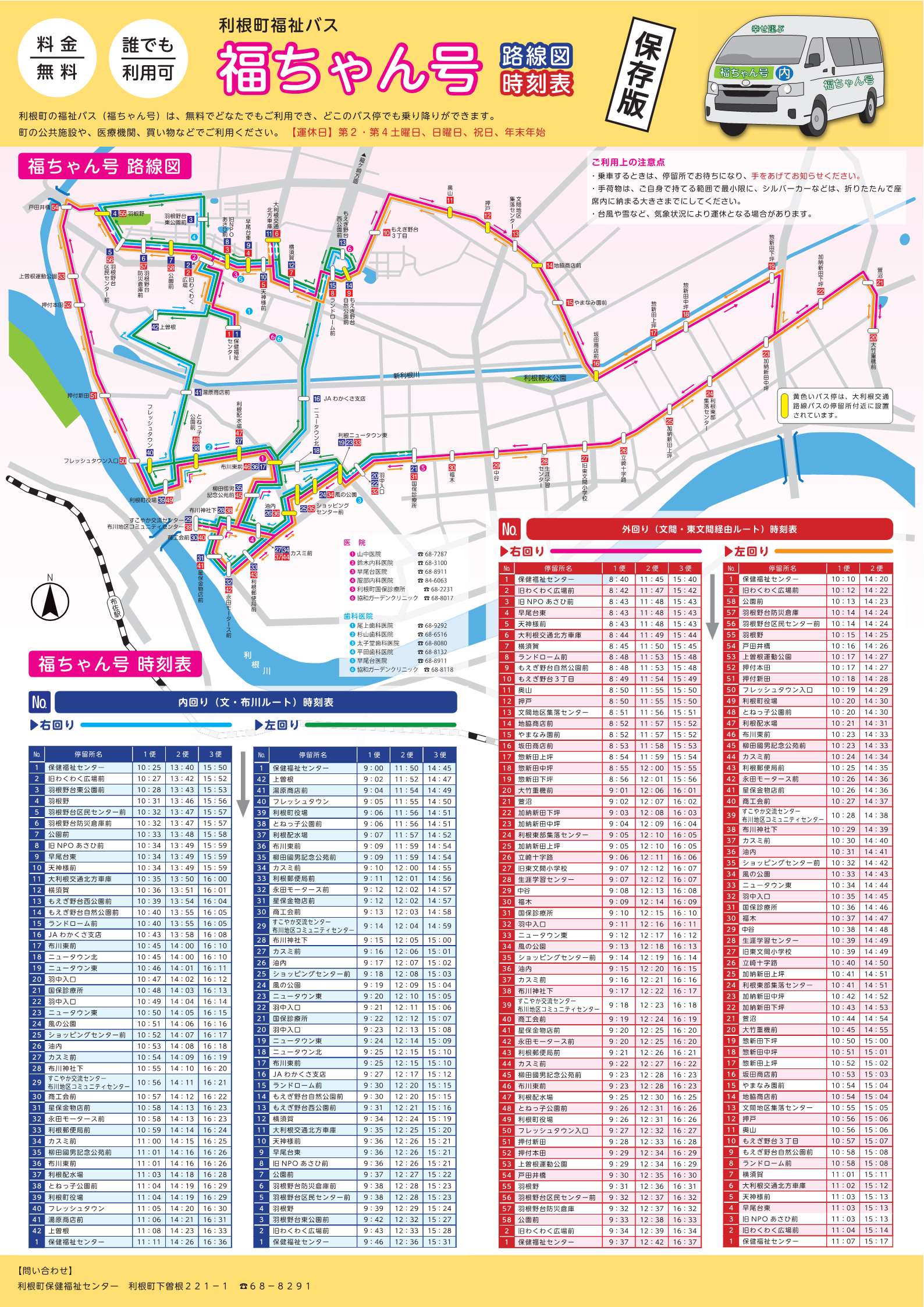 『交通ガイドマップ２ページ』の画像