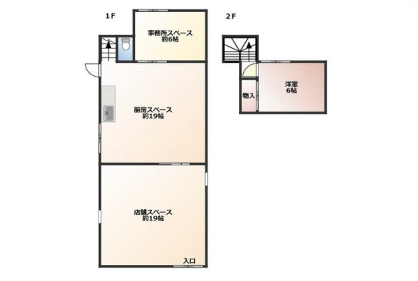 空き店舗バンクNo.8 間取図