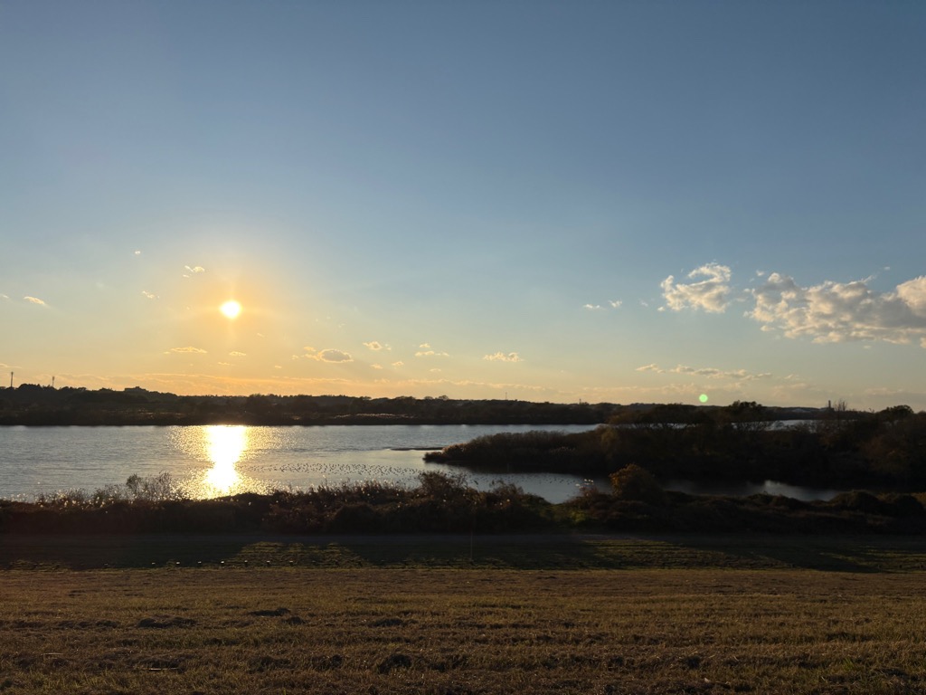 利根川と小貝川の合流地点