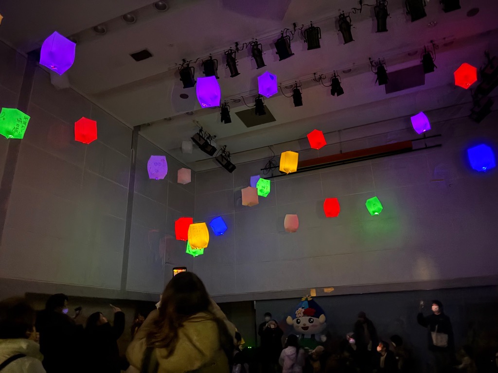 冬まつり　スカイランタン(2)