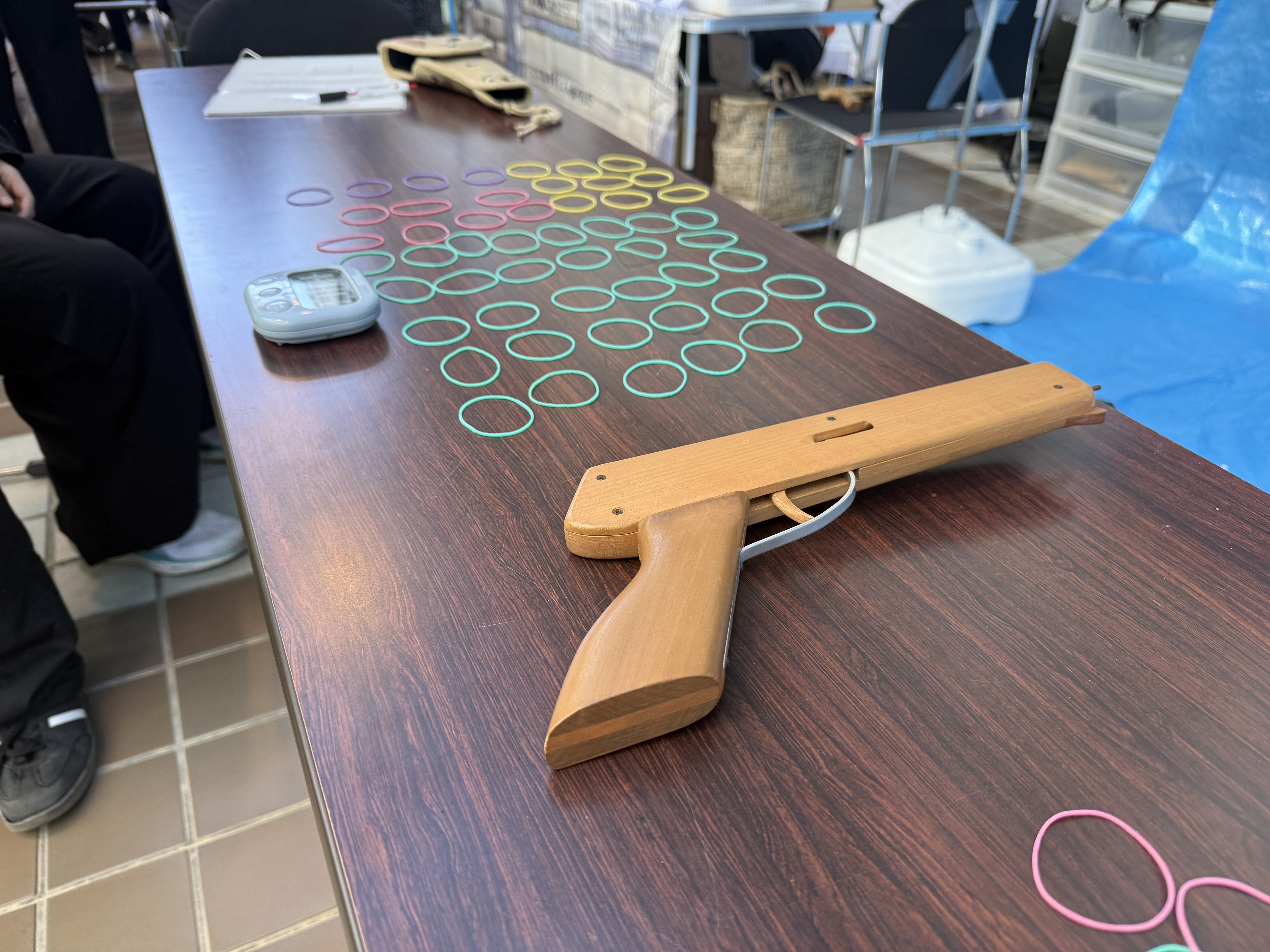 冬まつり　輪ゴム銃(1)