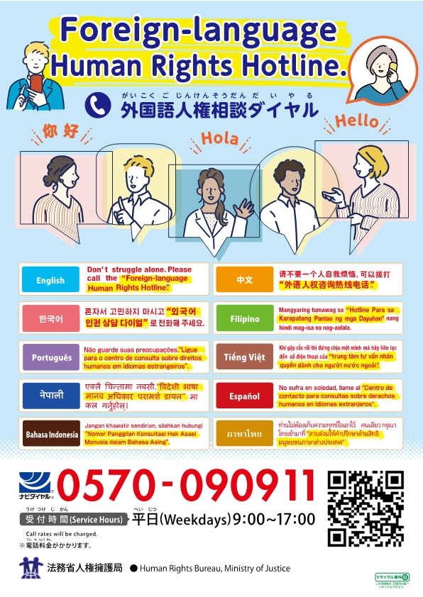 外国語人人権ポスター
